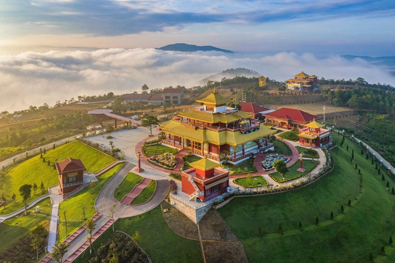 samten hills - chùa tây tạng đà lạt